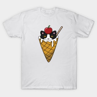 Vanilla Ice Cream Cat T-Shirt